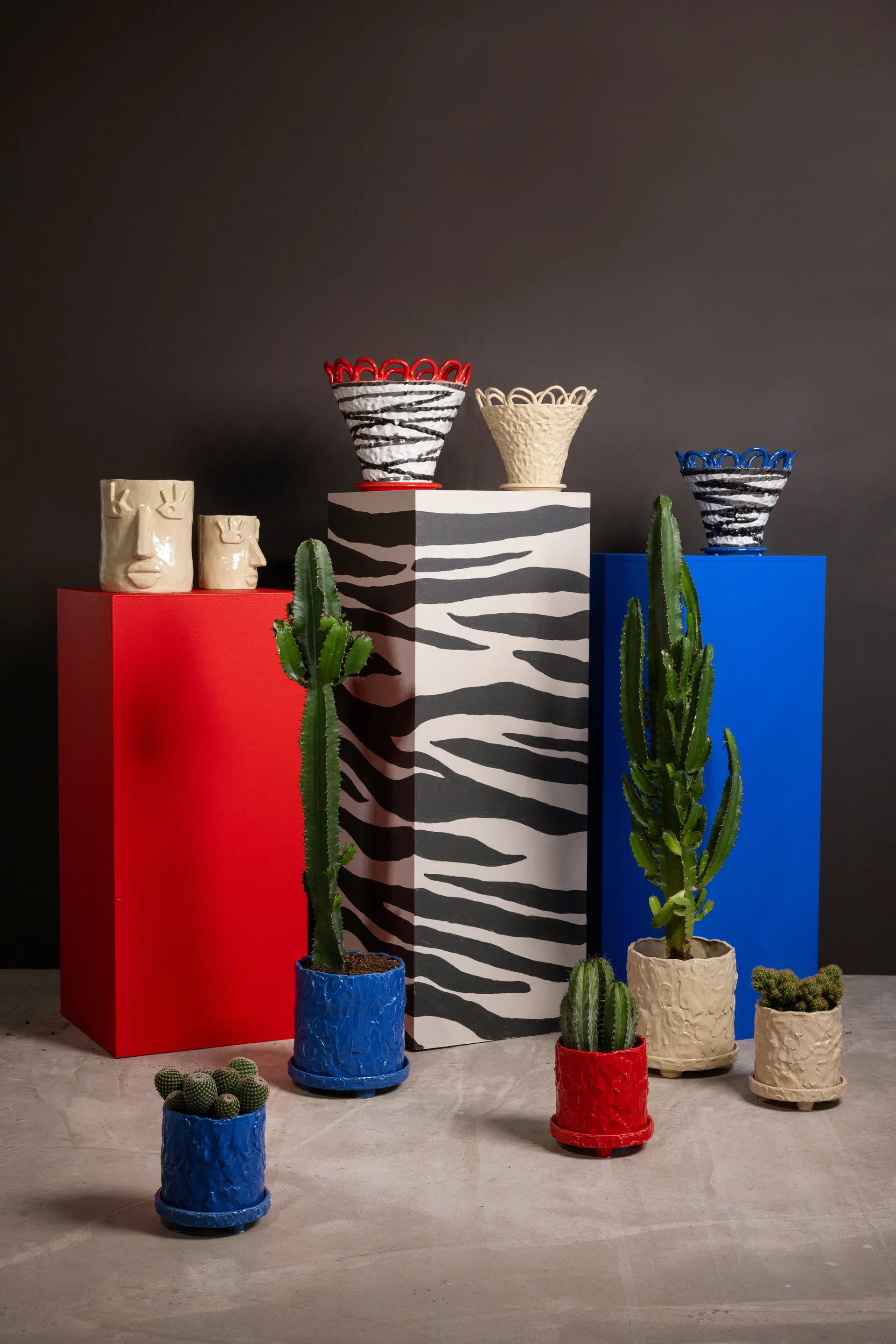 Facy 鉢 L 24x19x22 cm, Beige Byon | バイオン