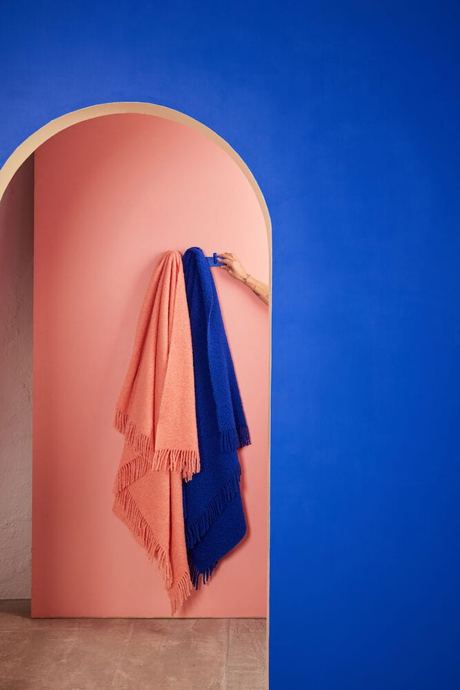 Franca ブランケット 130x170 cm, Blue Byon | バイオン
