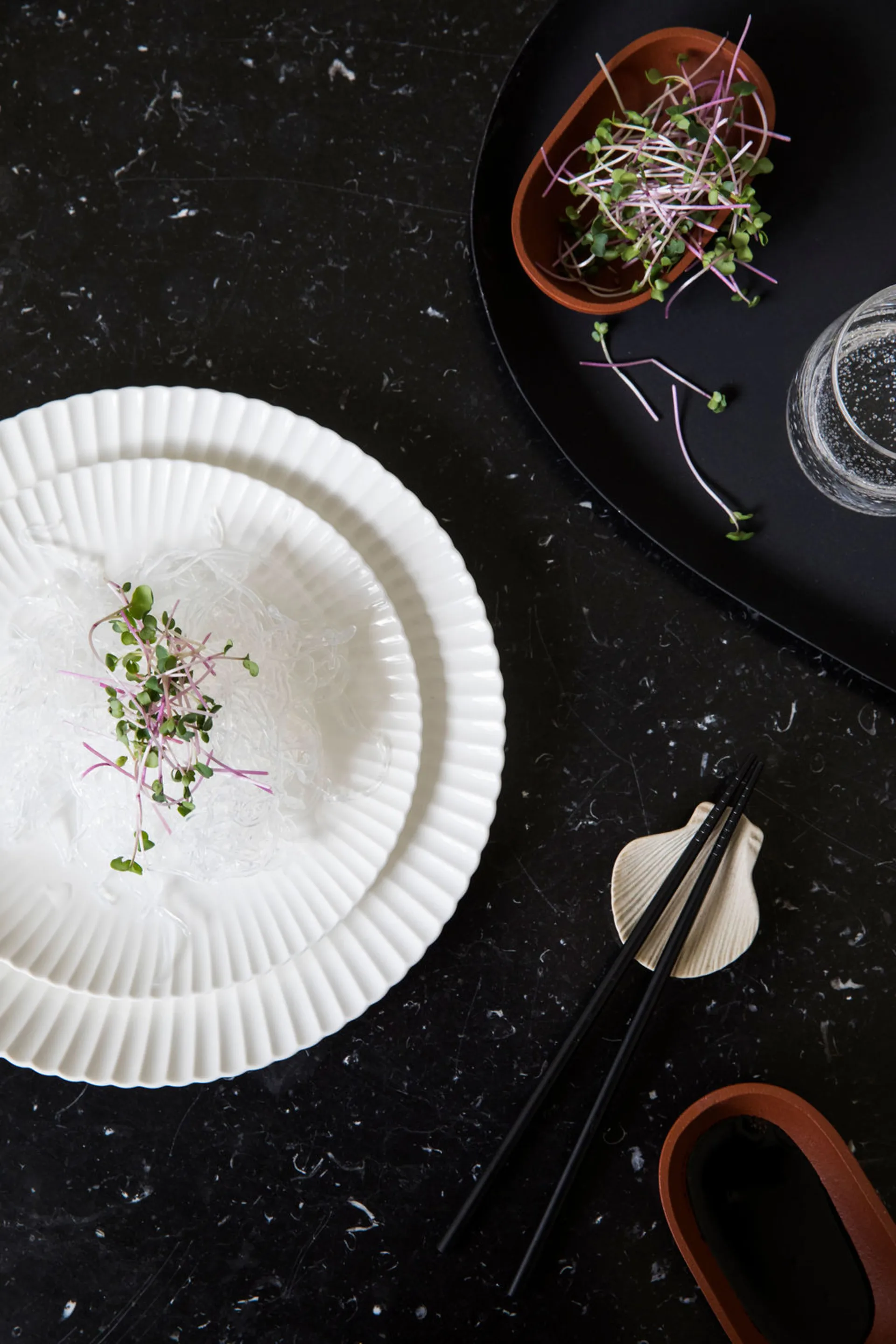 Fumiko 箸置き 4本, Beige Byon | バイオン