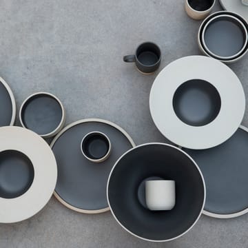 Fumiko スープ プレート - Beige-black - Byon | バイオン