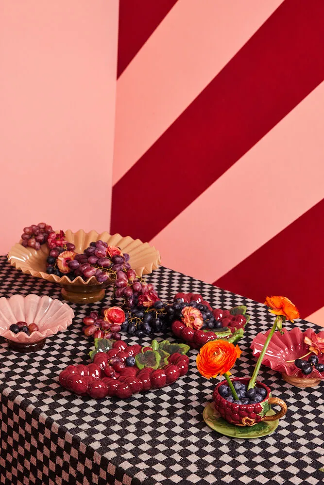 Grape カップ & ソーサー 26 cl, Purple Byon | バイオン