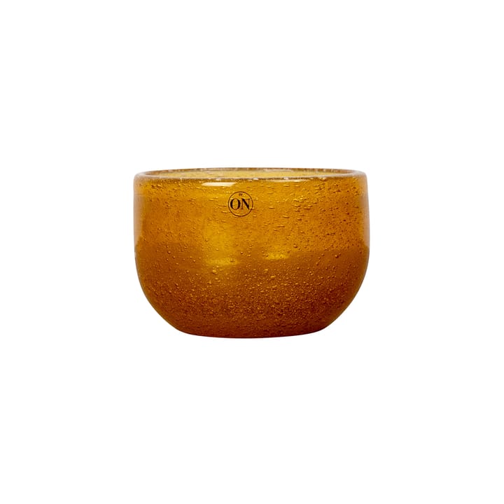 Hollow グラス ボウル 8 cm - amber - Byon | バイオン