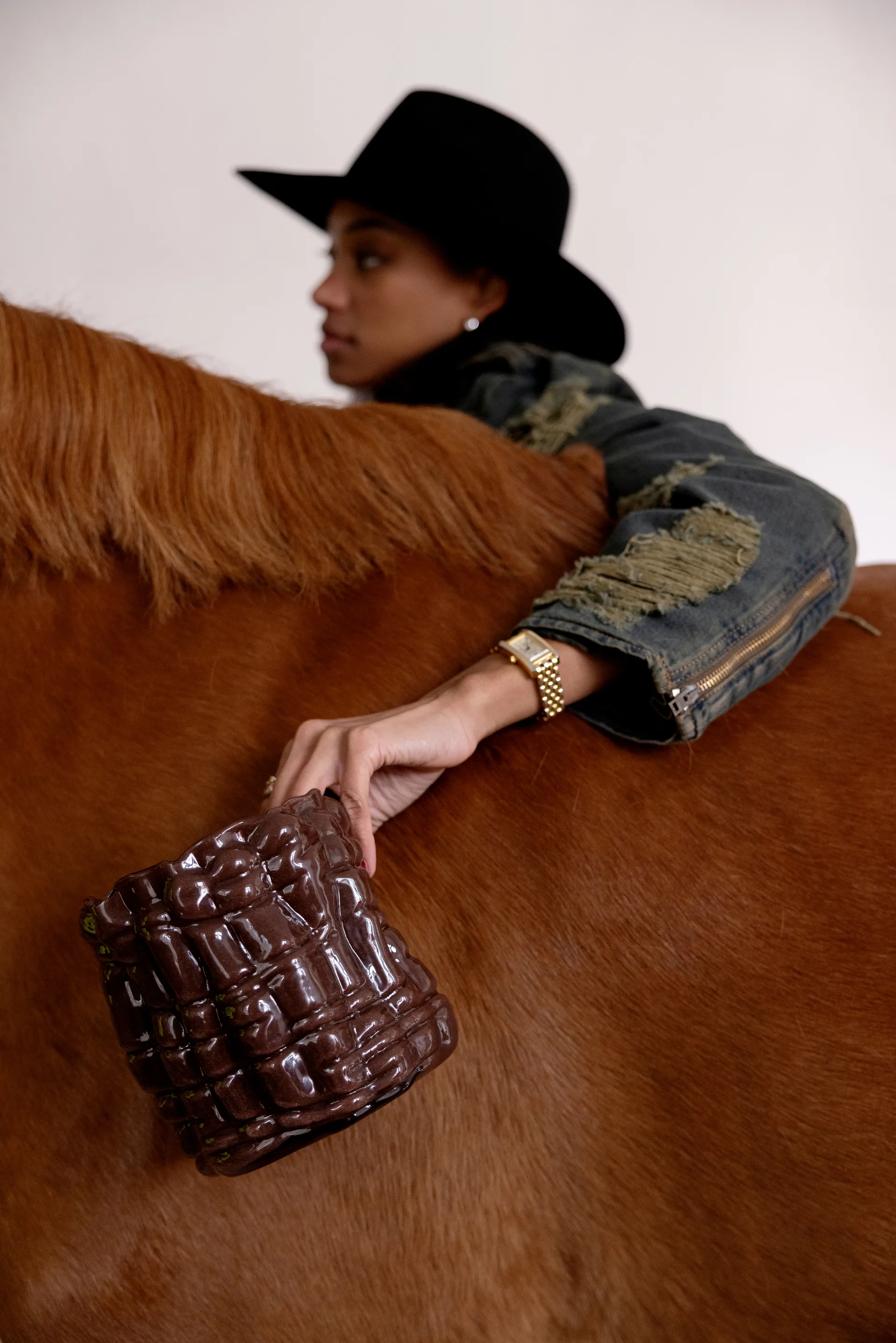 Laranne キャンドルホルダー Ø15 cm, Brown Byon | バイオン