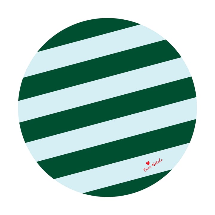 Love クリスマスツリーマット Ø100 cm - Green-light blue - Byon | バイオン