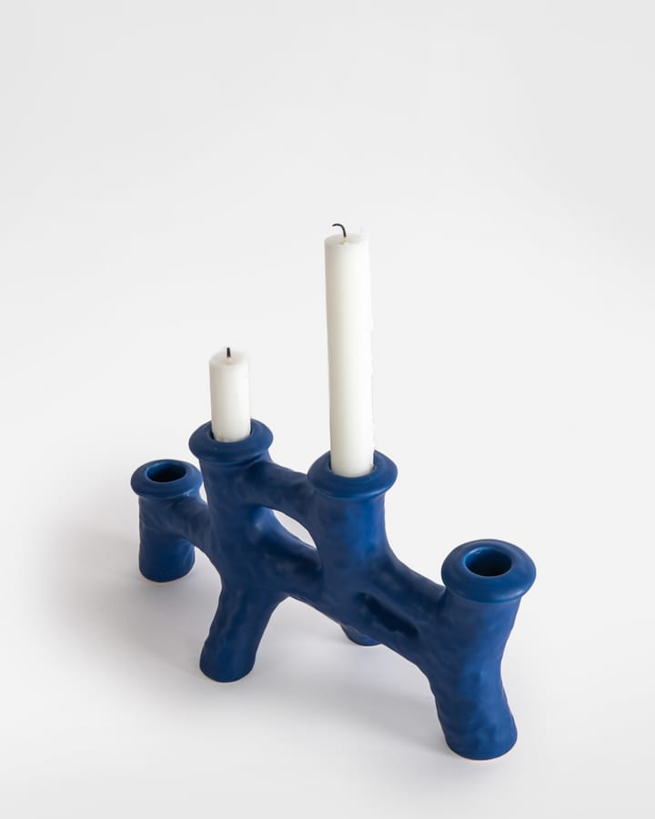 Luca キャンドルスティック 12x30 cm, Blue Byon | バイオン