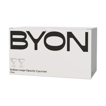 Opacity イタリアンシャンパングラス 15 cl 2本 - Clear - Byon | バイオン