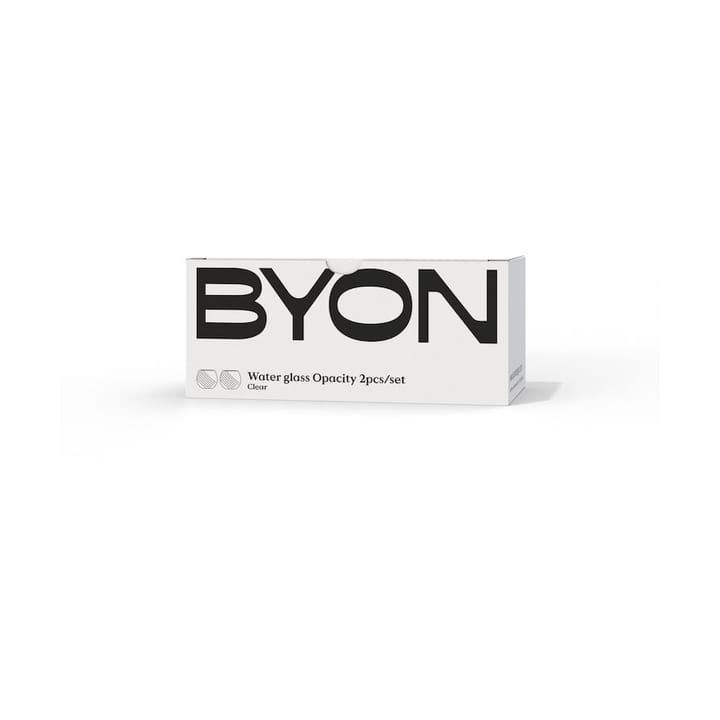 Opacity ドリンクグラス 22 cl 2本, Clear Byon | バイオン