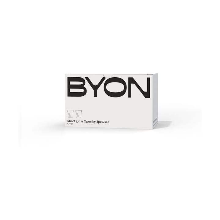 Opacity グラス 30 cl 2個セット, Clear Byon | バイオン