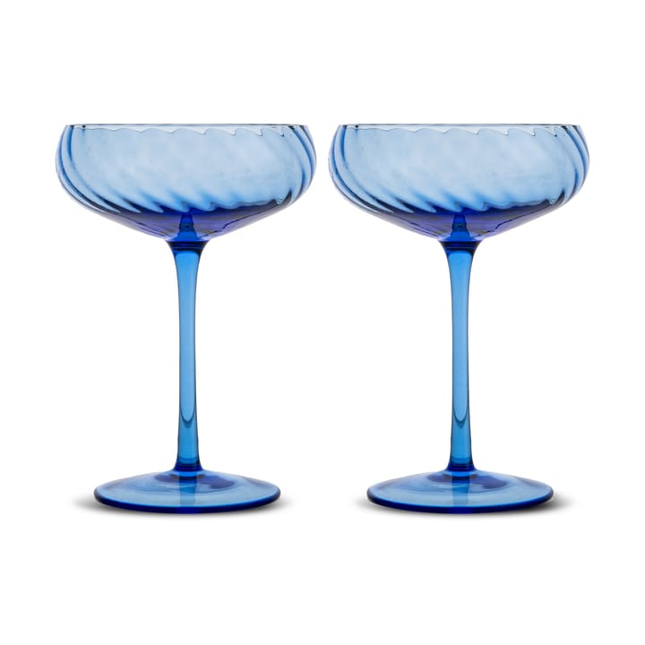 Opacity シャンパングラス 300 ml 2本 - Blue - Byon | バイオン