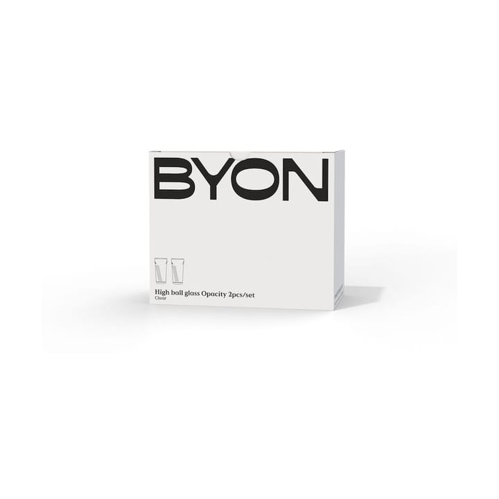 Opacity ハイボールグラス 43 cl 2個セット, Clear Byon | バイオン