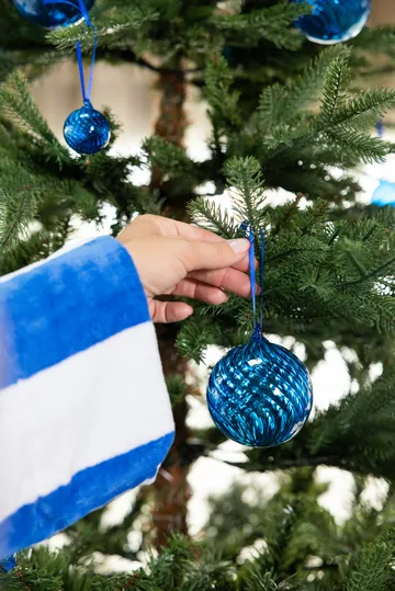 Opacity クリスマスツリー オーナメント XS Ø4 cm 4個 - Blue - Byon | バイオン