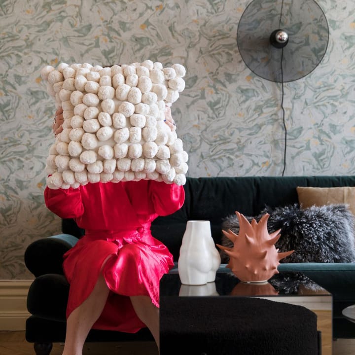 Pom Pom クッション 45x45 cm, off white Byon | バイオン