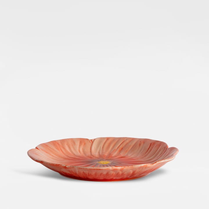 Poppy スモールプレート 20.5x21 cm, Red Byon | バイオン