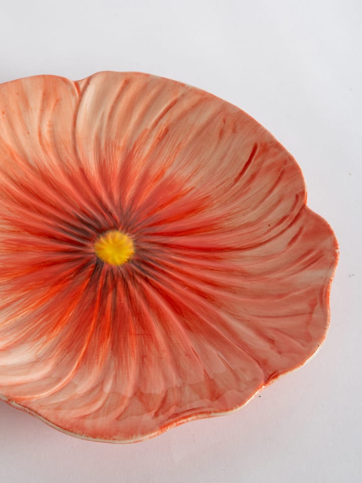 Poppy スモールプレート 20.5x21 cm, Red Byon | バイオン