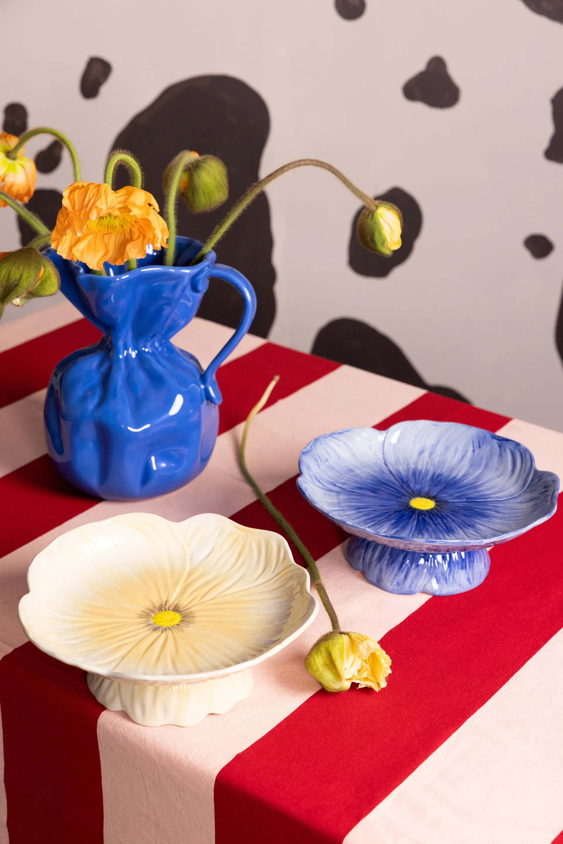 Poppy ケーキスタンド Ø26 cm, Beige Byon | バイオン