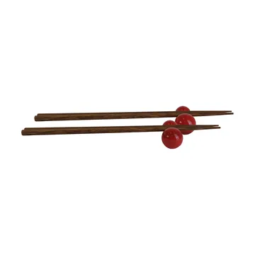 Porto 竹箸 ホルダー付き 2本組 - Red - Byon | バイオン