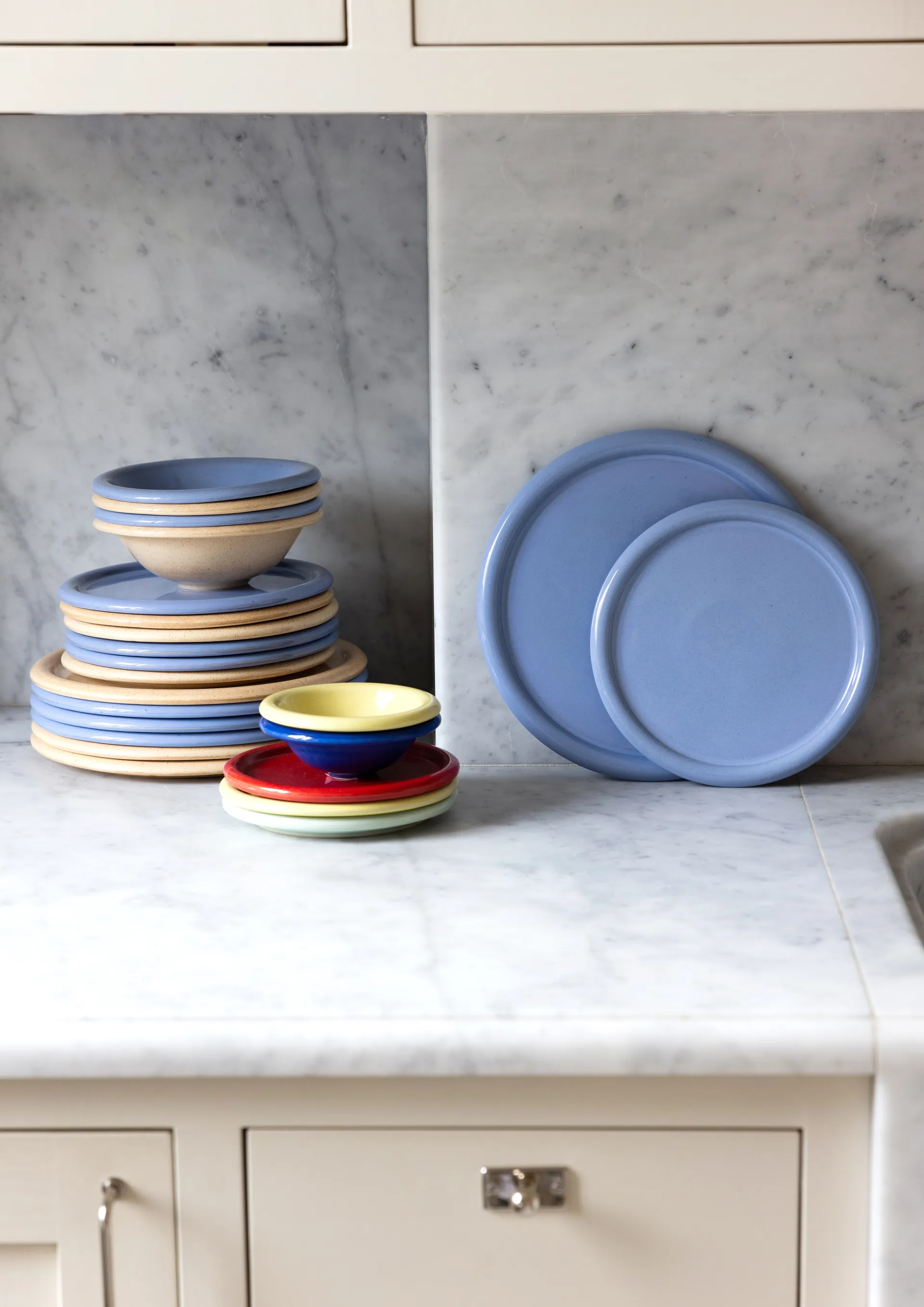 Porto プレート Ø26.5 cm, Light blue Byon | バイオン