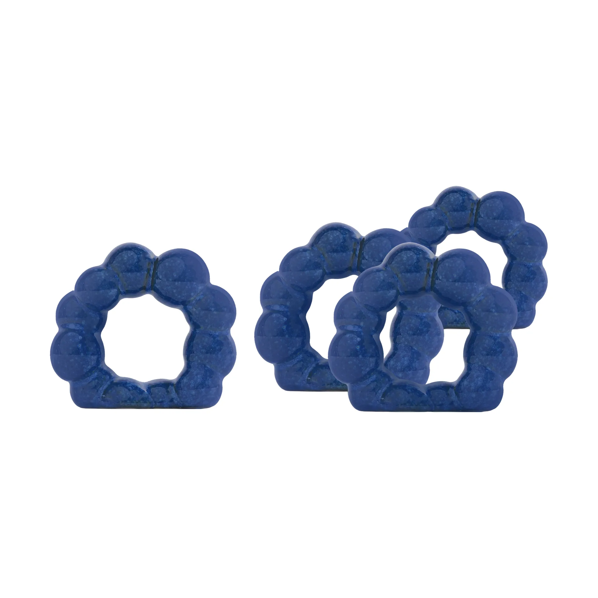 Porto ナプキンリング 4パック, Blue Byon | バイオン