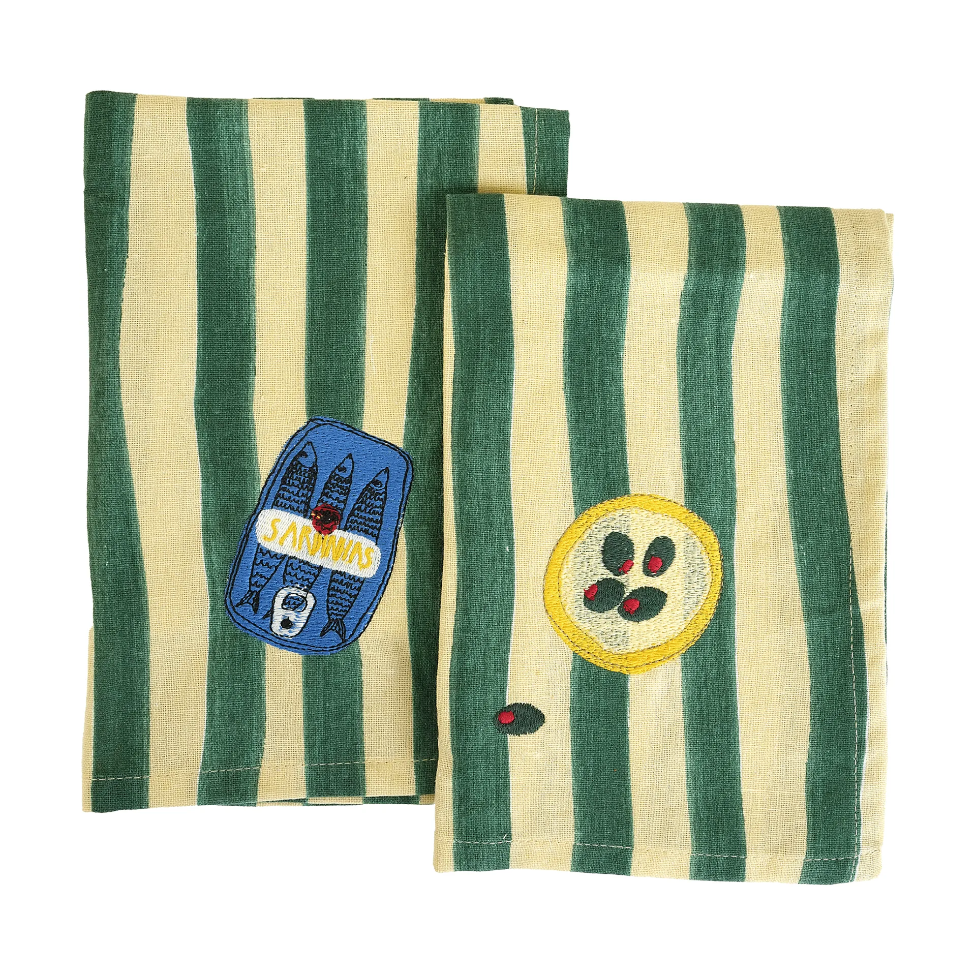Sera ペーパーナプキン 2枚組, Green, 45x45 cm Byon | バイオン