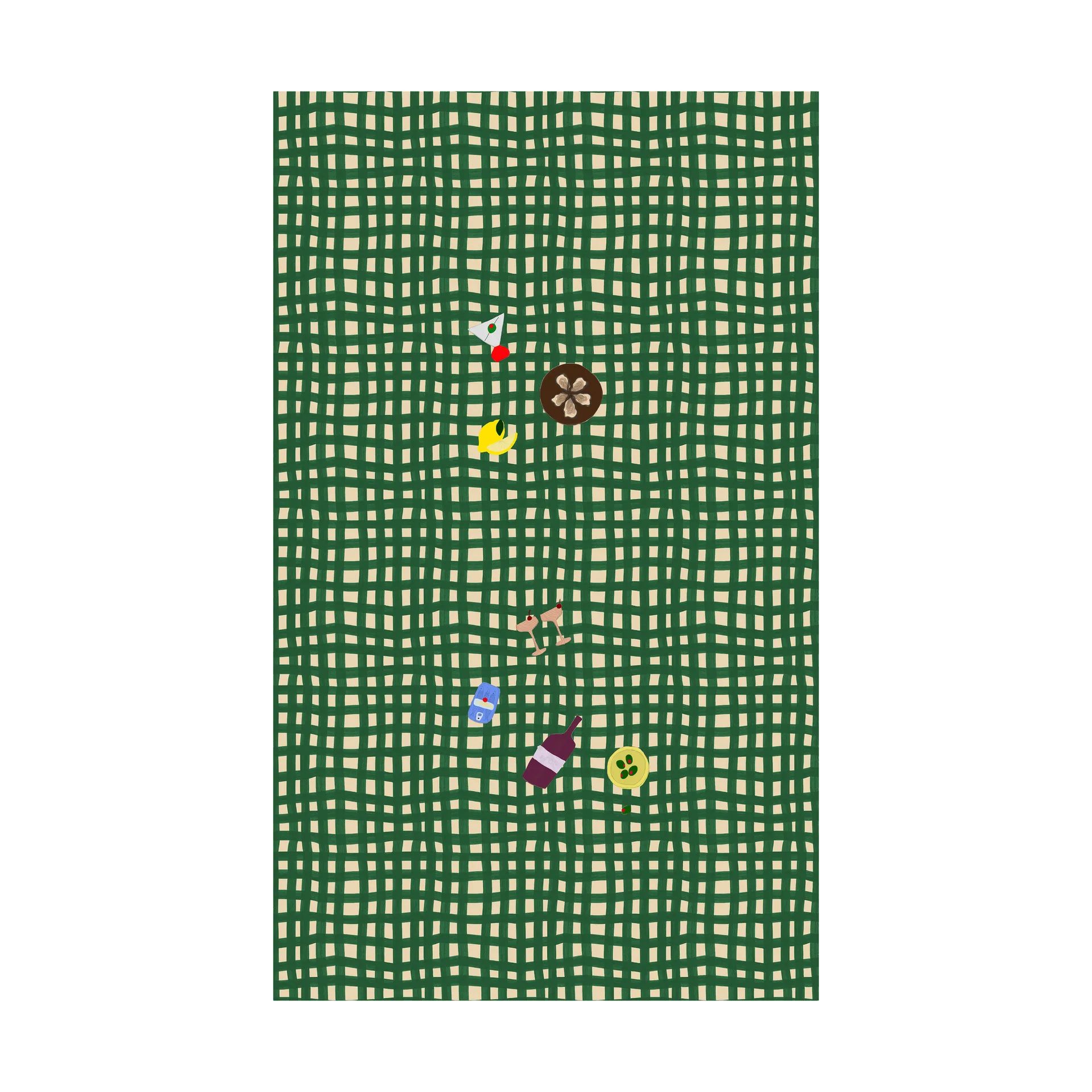 Sera テーブルクロス, Green, 150x280 cm Byon | バイオン