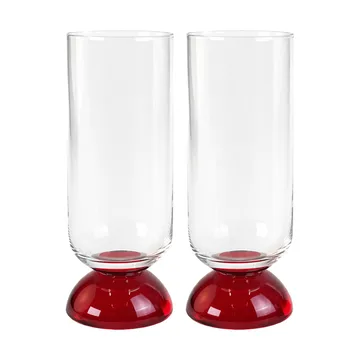 Spice ハイグラス 38 cl 2個セット - Clear-red - Byon | バイオン
