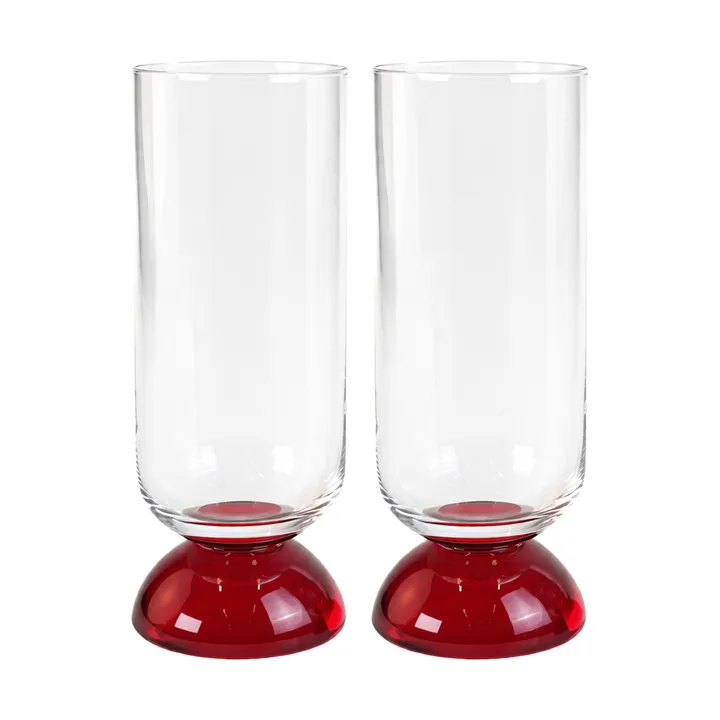 Spice ハイグラス 38 cl 2個セット - Clear-red - Byon | バイオン