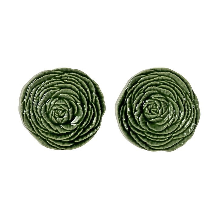 Veggie コースター Ø10 cm 2枚 - Green - Byon | バイオン