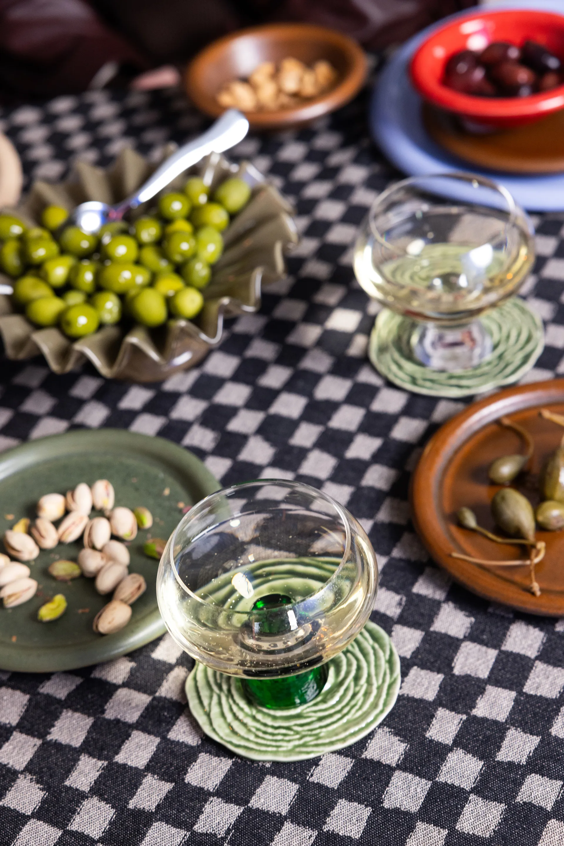 Veggie コースター Ø10 cm 2枚, Green Byon | バイオン