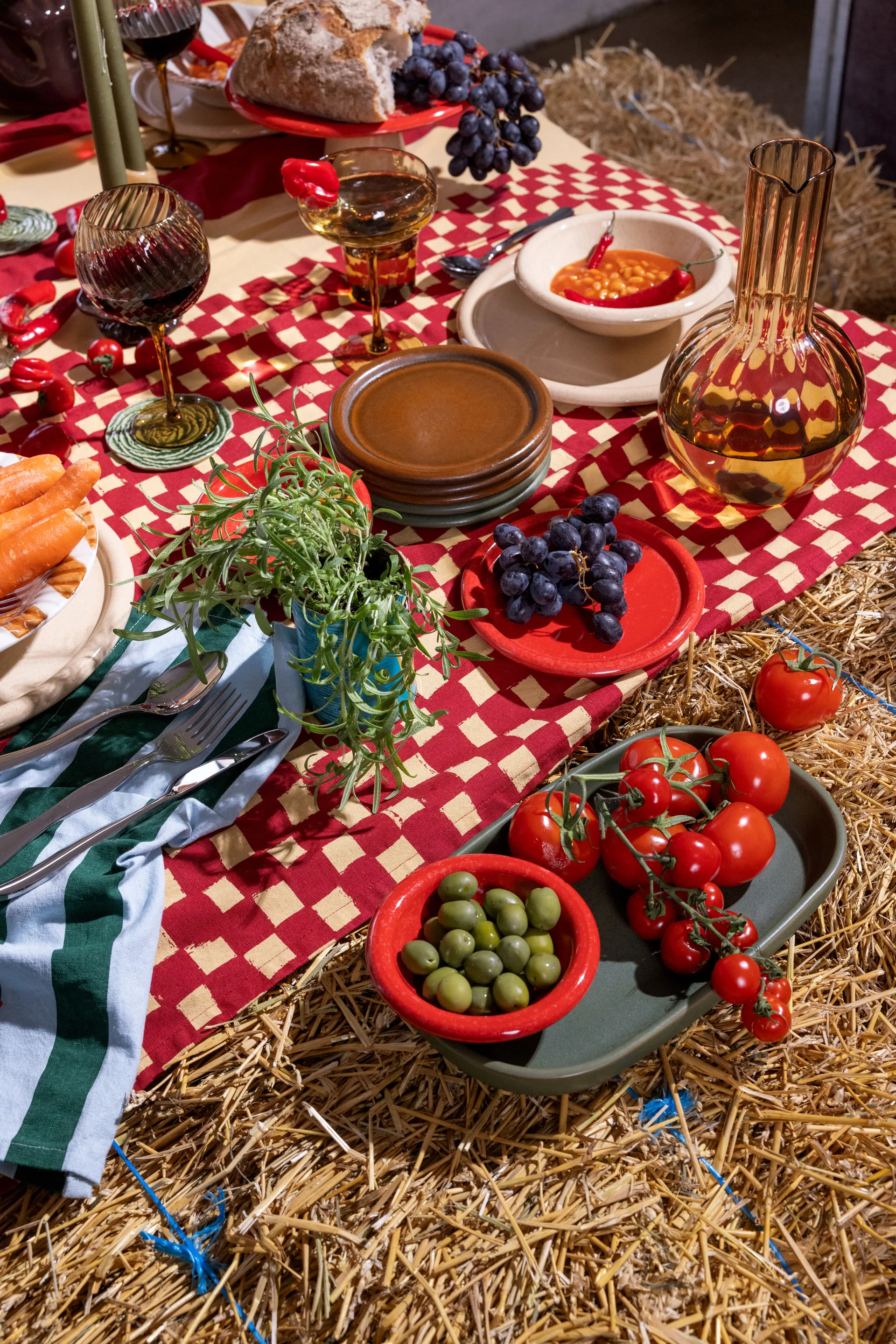 Veggie コースター Ø10 cm 2枚, Green Byon | バイオン