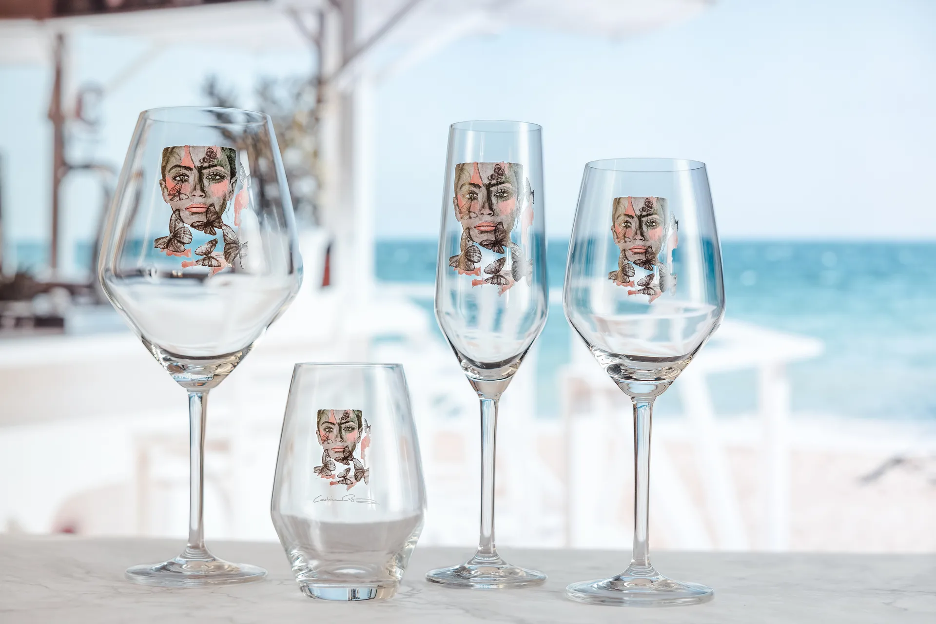 Butterfly Queen　シャンパングラス, 30 cl Carolina Gynning | カロライナ ギニング