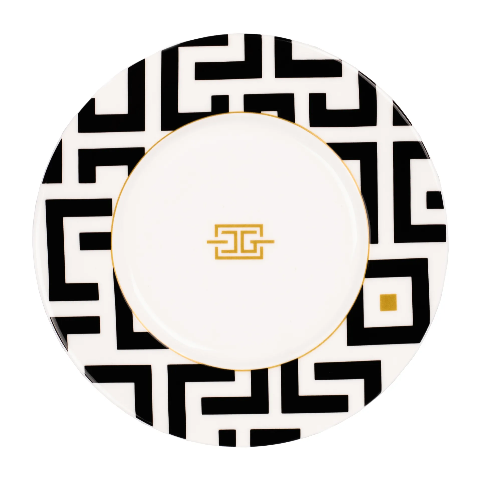 DECO プレート Ø22.5 cm, White-black Carolina Gynning | カロライナ ギニング