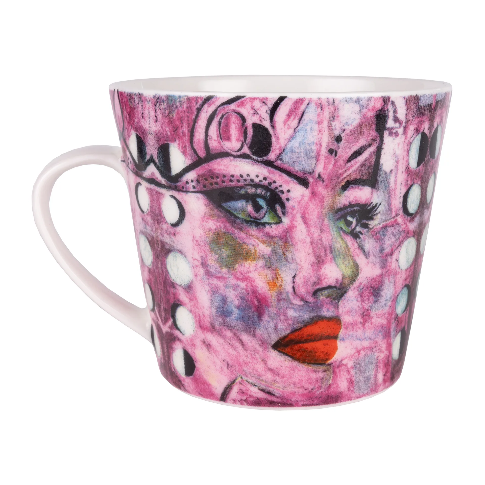 Moonlight Queen mug 40 cl, Pink Carolina Gynning | カロライナ ギニング