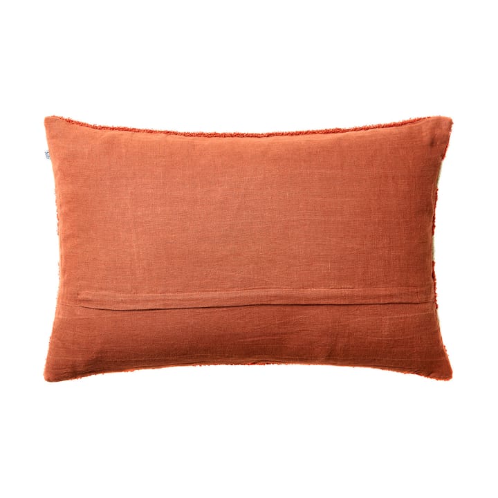 ストライプ リネンブークレ クッションカバー 40x60 cm, Apricot Orange-Aqua Chhatwal & Jonsson | チャットワル＆ヨンソン