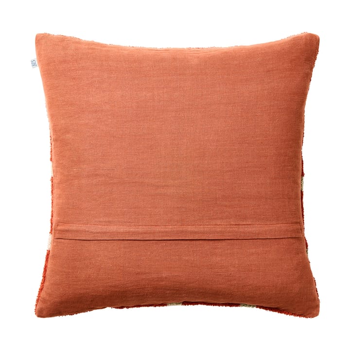 チェック クッションカバー 50x50 cm, Apricot Orange-Aqua Chhatwal & Jonsson | チャットワル＆ヨンソン