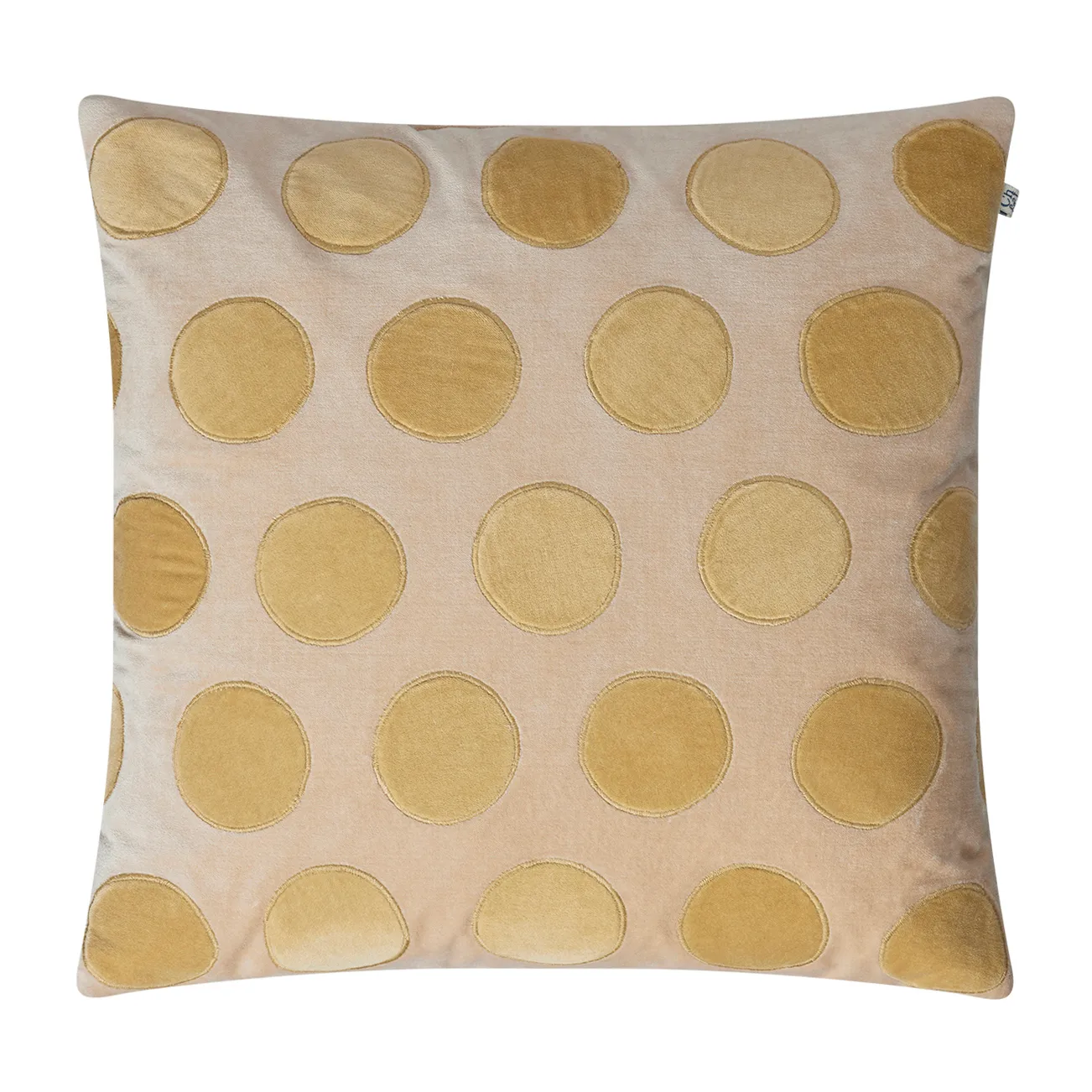 サークル クッションカバー 50x50 cm, beige-spicy yellow Chhatwal & Jonsson | チャットワル＆ヨンソン