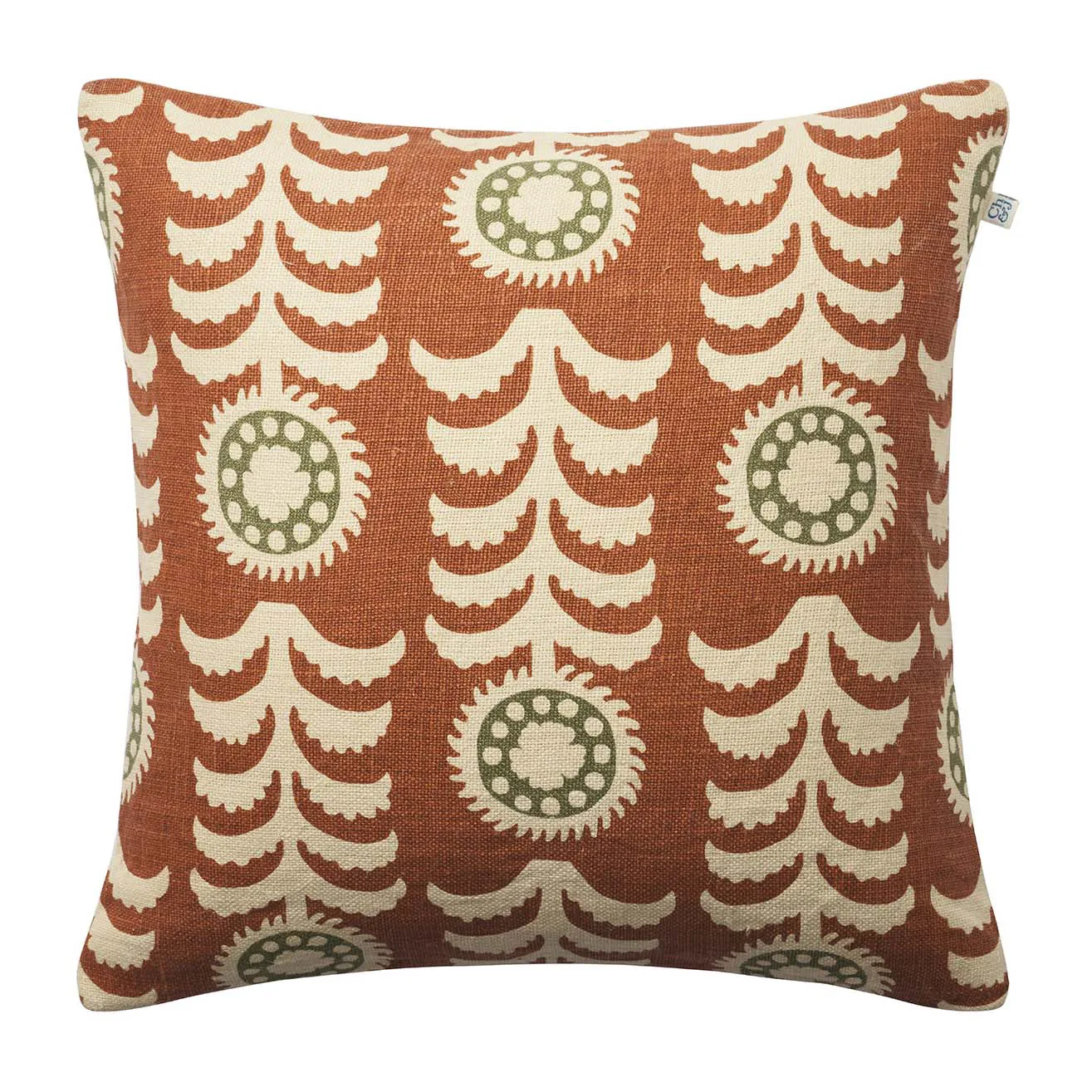 Alok クッションカバー 50x50 cm, Terracotta-cactus green Chhatwal & Jonsson | チャットワル＆ヨンソン
