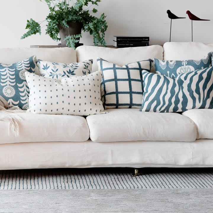 Amar クッションカバー 50x50 cm, white-blue-aqua Chhatwal & Jonsson | チャットワル＆ヨンソン