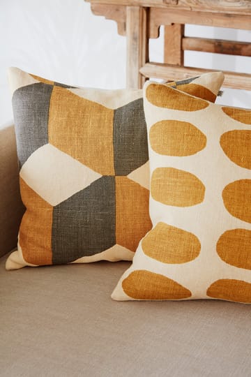 Asim クッションカバー 50x50 cm - Light beige-spicy yellow - Chhatwal & Jonsson | チャットワル＆ヨンソン