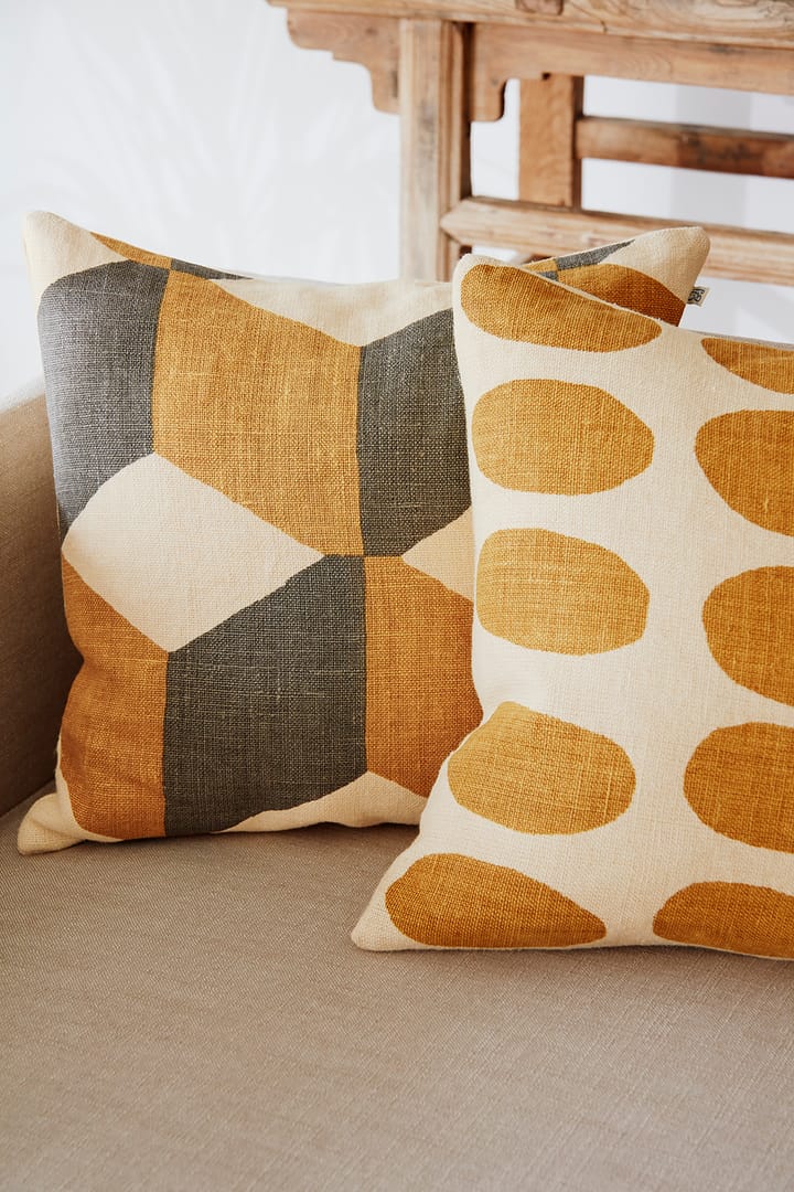 Asim クッションカバ�ー 50x50 cm, Light beige-spicy yellow Chhatwal & Jonsson | チャットワル＆ヨンソン