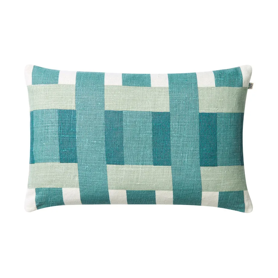 Benaras クッションカバー, Heaven blue-aqua-palace blue, 40x60 cm Chhatwal & Jonsson | チャットワル＆ヨンソン
