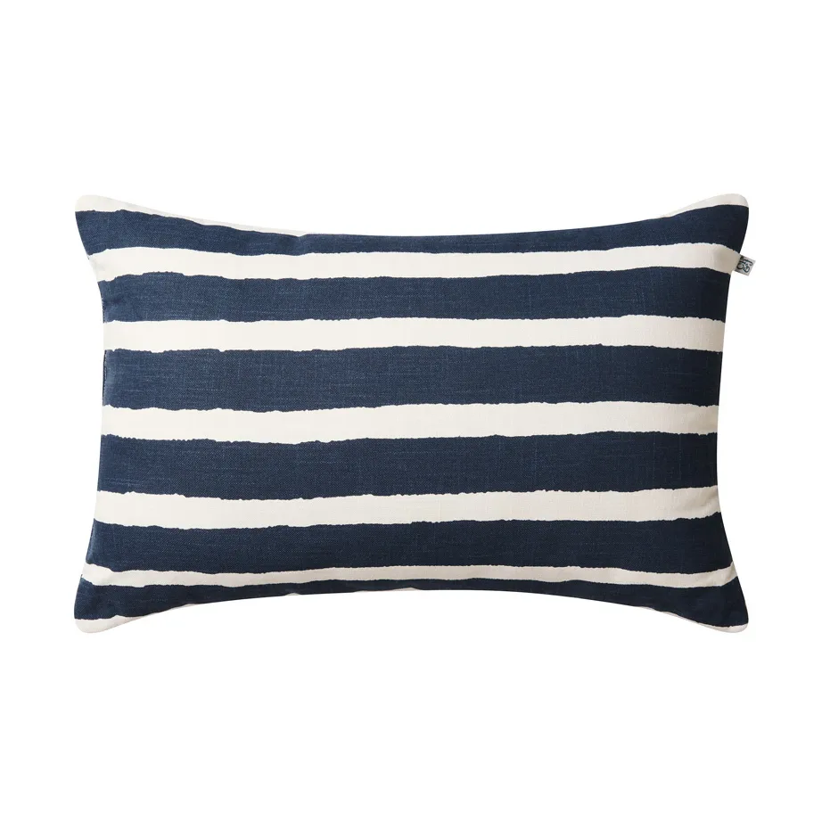 Block Stripe アウトドアクッション 40x60 cm, Blue-off white Chhatwal & Jonsson | チャットワル＆ヨンソン