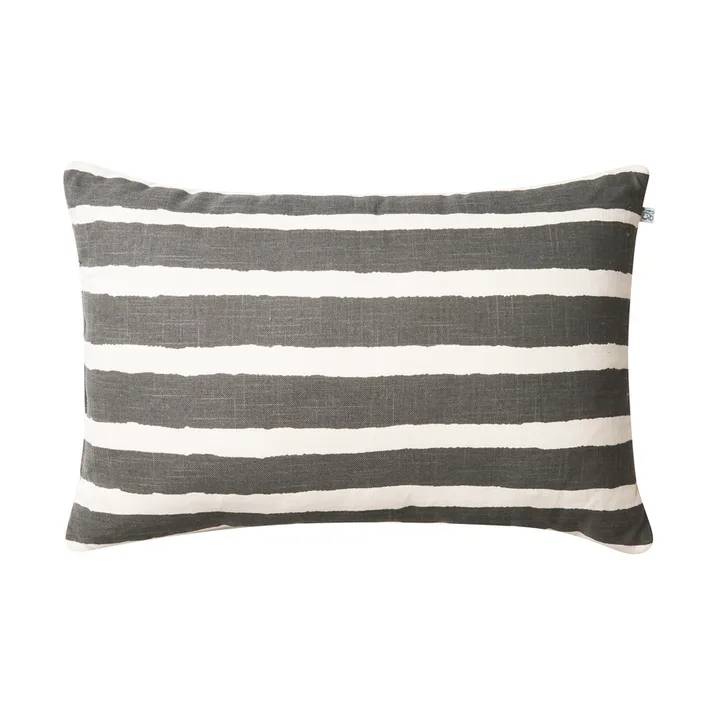 Block Stripe アウトドアクッション 40x60 cm - Grey-off white - Chhatwal & Jonsson | チャットワル＆ヨンソン
