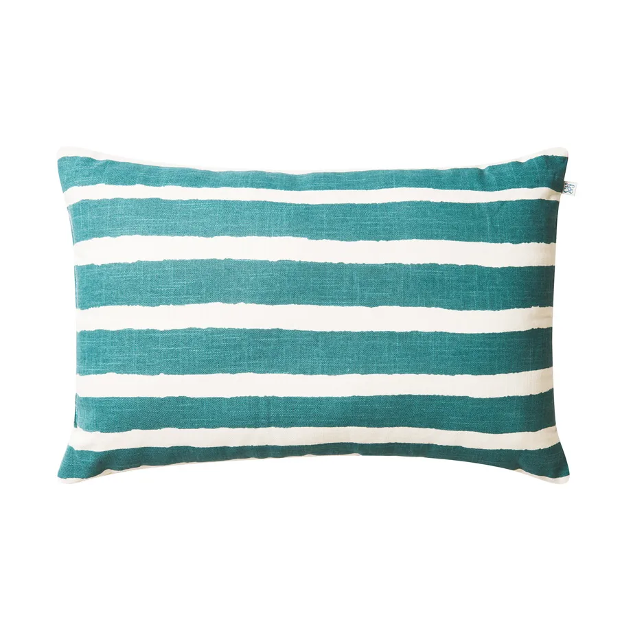 Block Stripe アウトドアクッション 40x60 cm, Heaven blue-off white Chhatwal & Jonsson | チャットワル＆ヨンソン