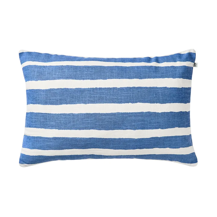 Block Stripe アウトドアクッション 40x60 cm - Riviera blue-off white - Chhatwal & Jonsson | チャットワル＆ヨンソン