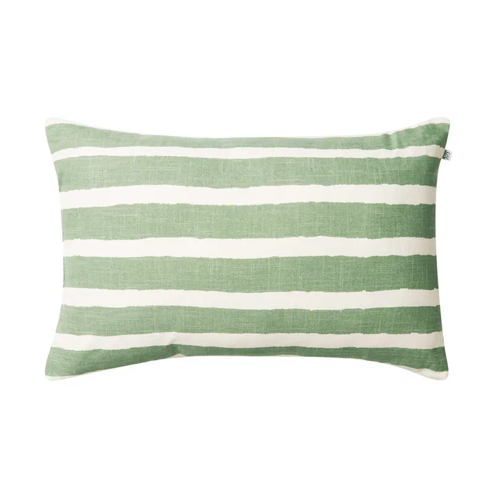 Block Stripe アウトドアクッション 40x60 cm - Sage-off white - Chhatwal & Jonsson | チャットワル＆ヨンソン