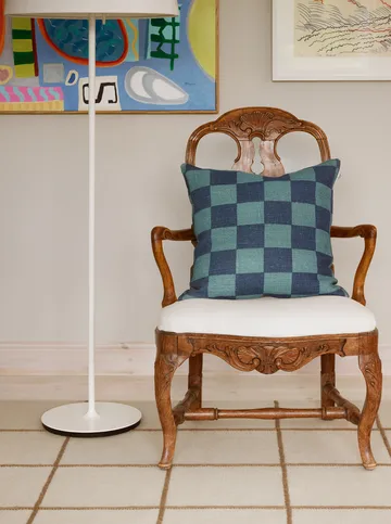 Buffalo Check - Heaven blue-palace blue, 50x50 cm - Chhatwal & Jonsson | チャットワル＆ヨンソン