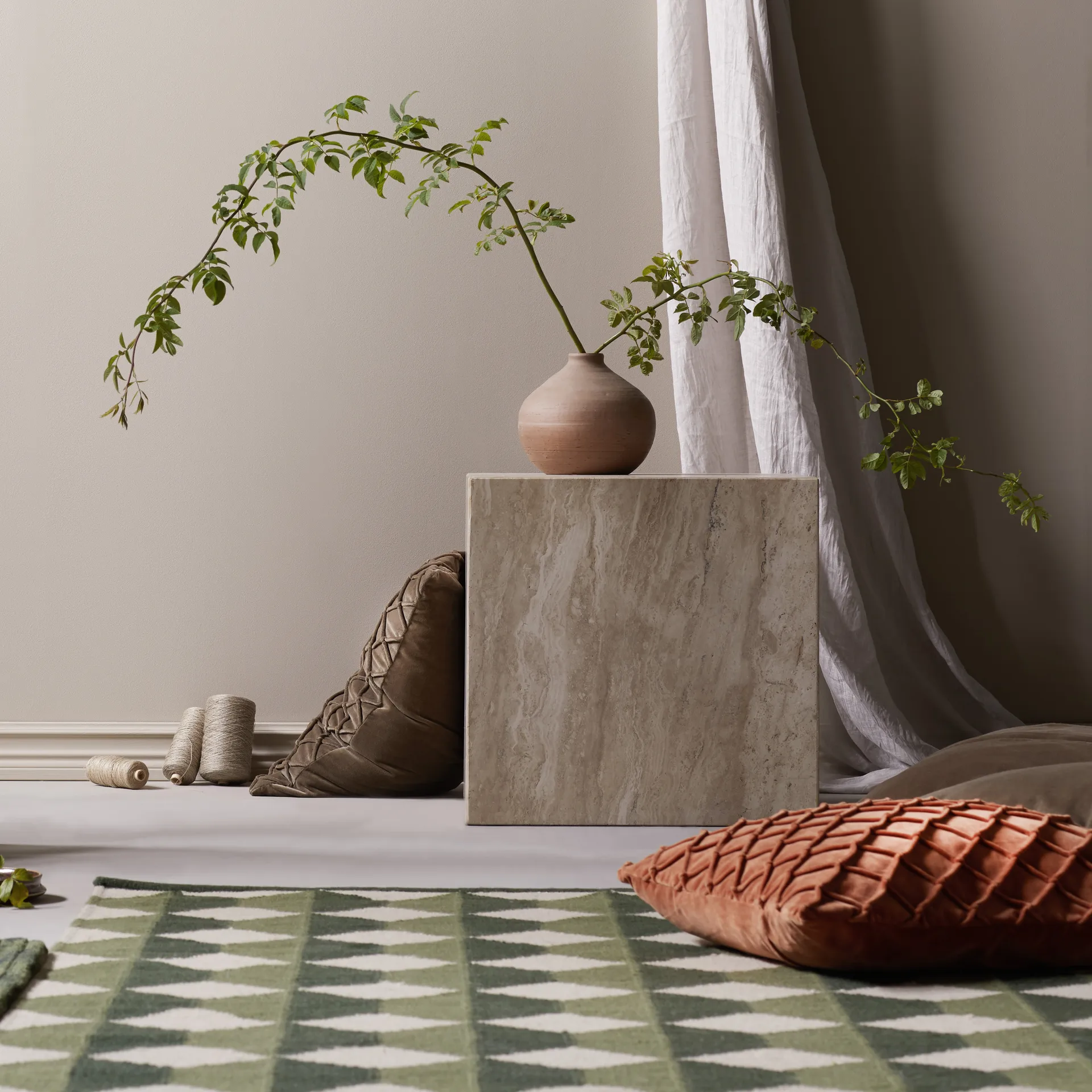 Deva クッションカバー 50x50 cm, Rust Chhatwal & Jonsson | チャットワル＆ヨンソン