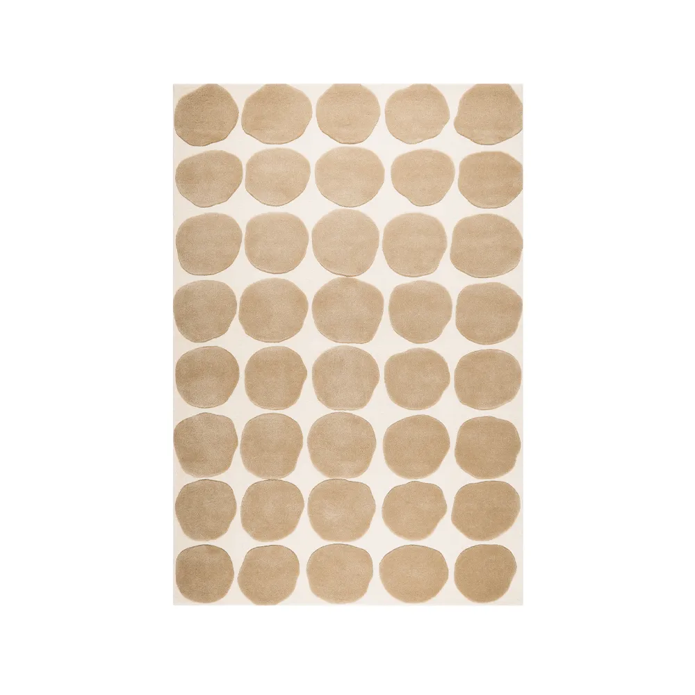 Dots ラグ, Light khaki/light beige, 180x270 cm Chhatwal & Jonsson | チャットワル＆ヨンソン