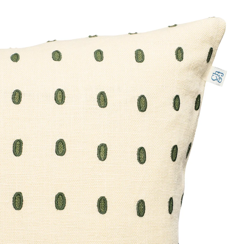 Drop クッションカバー 40x60 cm, beige-green-green Chhatwal & Jonsson | チャットワル＆ヨンソン