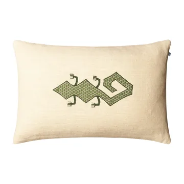 Gecko ピローケース 60x40 cm - Light beige-cactus green - Chhatwal & Jonsson | チャットワル＆ヨンソン